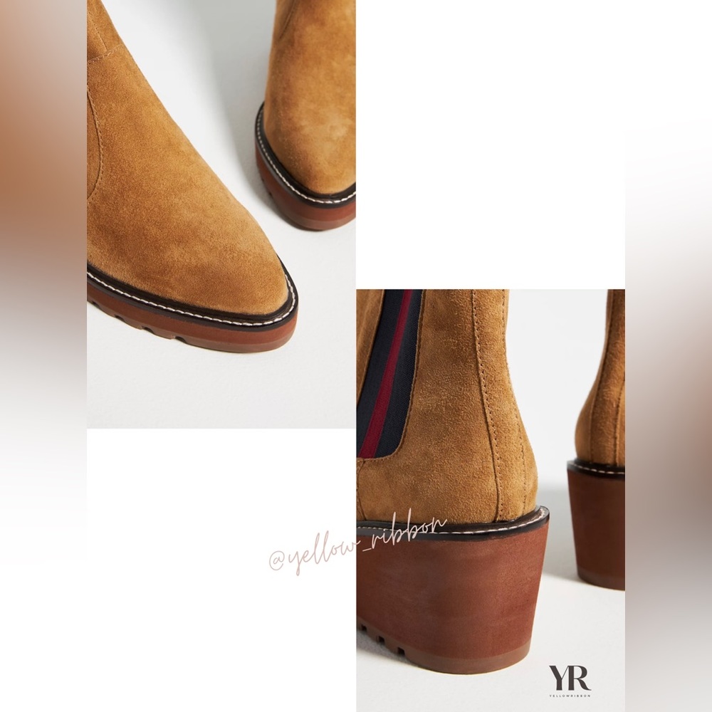 🆕 CECILIA Gemma Wedge Boots - Picture 3 of 6